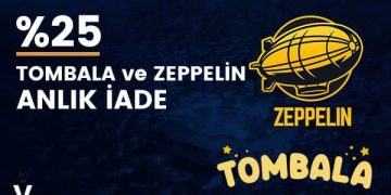 Vegabet 25% Anlık Tombala ve Zeppelin Bonusu vegabet-tombala-zeppelin-bonusu