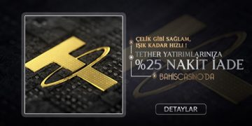 Bahiscasino Tether Yatırımlarınıza 25% Nakit İade Bonusu bahiscasino-tether-yatirimlarina-nakit-iade-bonusu