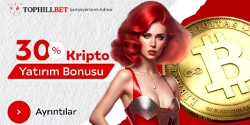 Tophillbet 30% Kripto Yatırım Bonusu tophillbet kripto